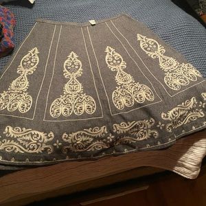 Beautiful Boden embroidered skirt. Size 16 but fits like US14.